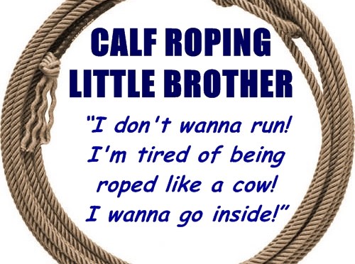 Calf Roping Little Brother