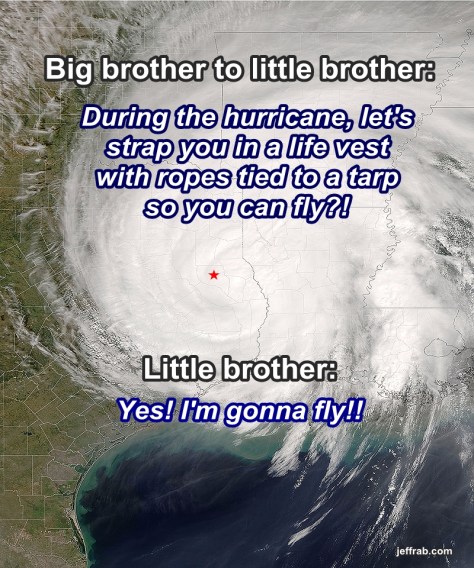 Catching Wind...in a Hurricane!