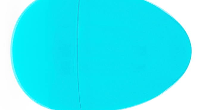 Blue Plastic Egg
